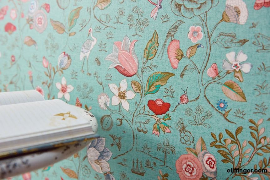 Romantic floral wallpaper 375002, Pip Studio 4, Eijffinger