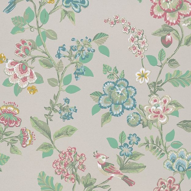 Wallpaper with flowers, twigs, birds  375060, Pip Studio 4, Eijffinger