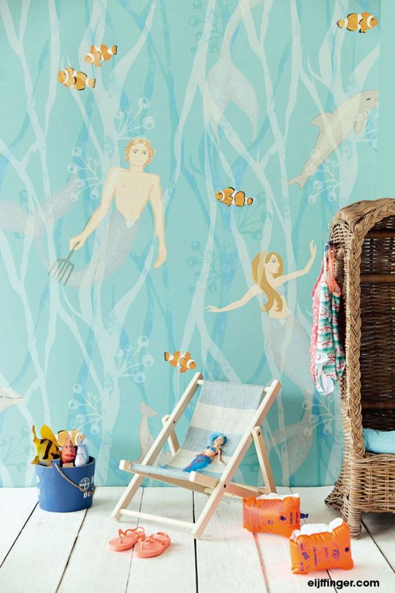 Wall mural Dolphins, mermaids 364150, Wallpower Junior, Eijffinger