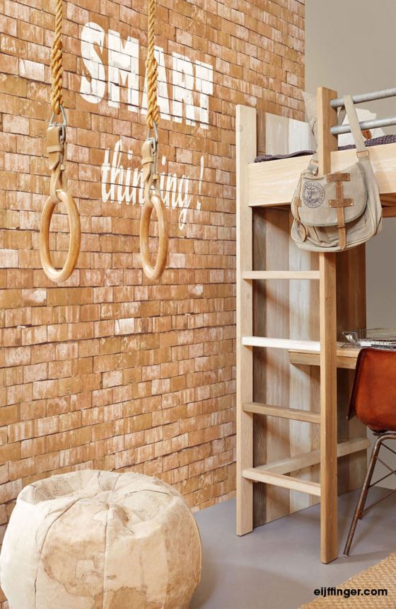 Non-woven wall mural Bricks 364191, Wallpower Junior, Eijffinger