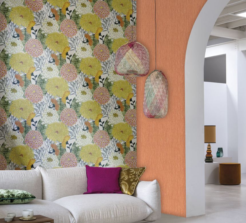 Floral wallpaper BR24032, Breeze, Decoprint