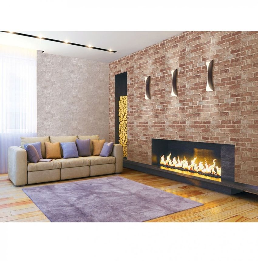 Vinyl washable wallpaper 540102, bricks, Vavex 2020