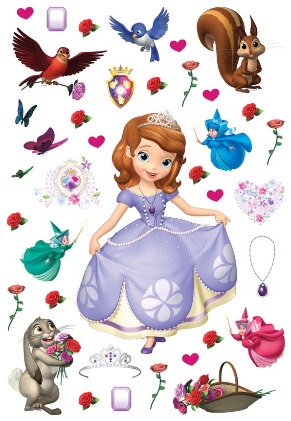Children's wall sticker DK 1738, Disney, Sofie, AG Design