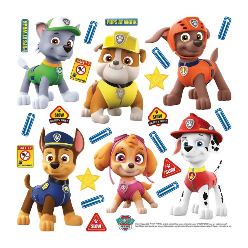 Children's wall sticker DKS 3814, Disney, Paw Patrol, AG Design