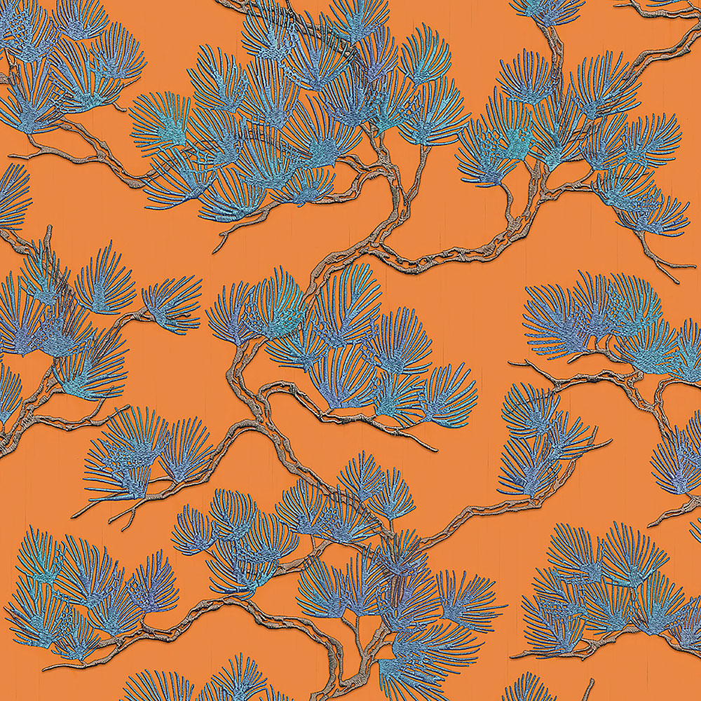 Luxury wallpaper with twigs WF121016, Best Sellers, ID Design