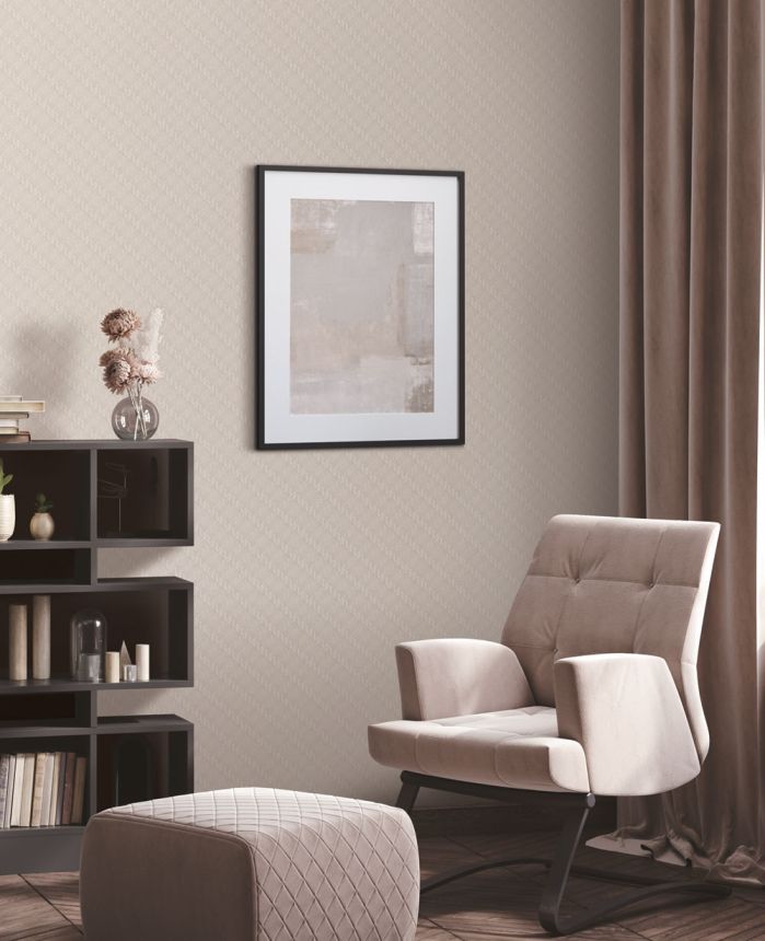Luxury wallpaper herringbone weave WF121042, Wall Fabric, ID Design 