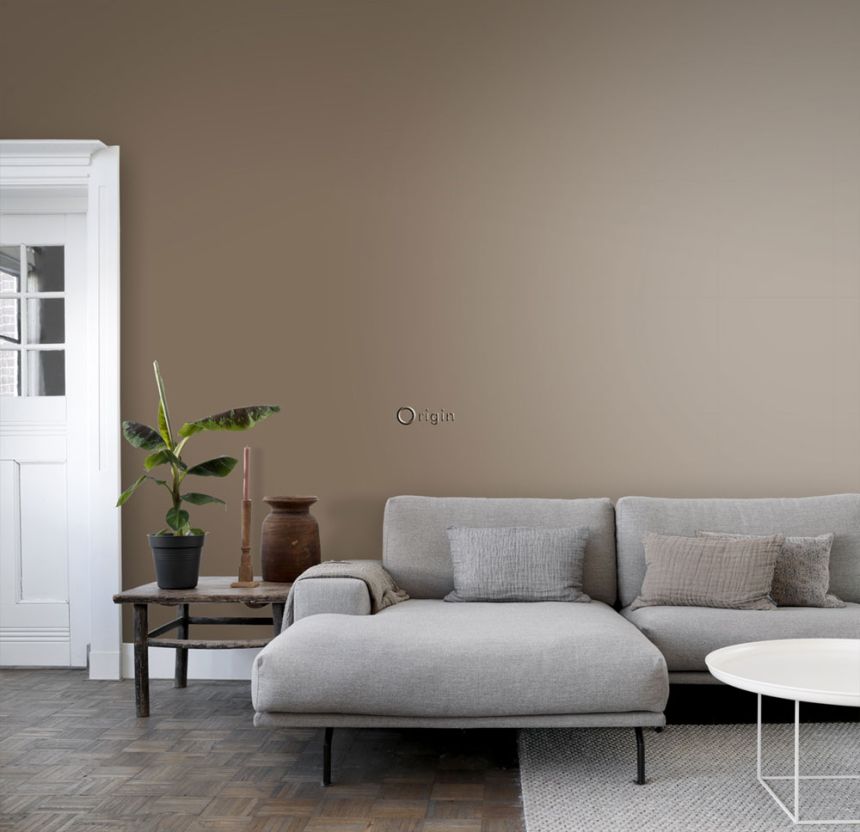 Monochrome metallic golden brown wallpaper 345707, CIty Chic, Origi