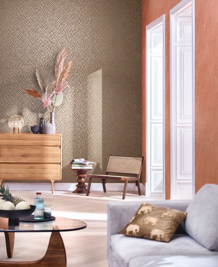 Ocher luxury wallpaper 33718, Papis Loveday, Marburg