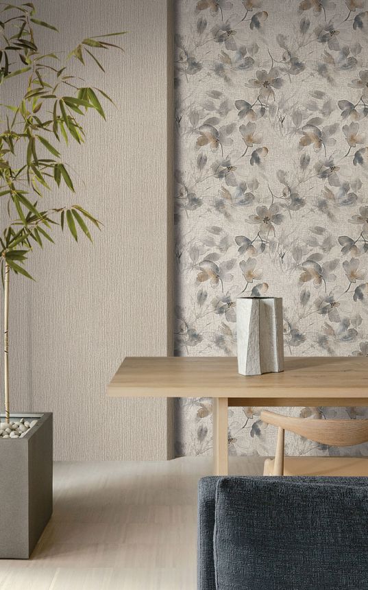 Luxury brown-beige wallpaper 72927, Zen, Emiliana Parati 