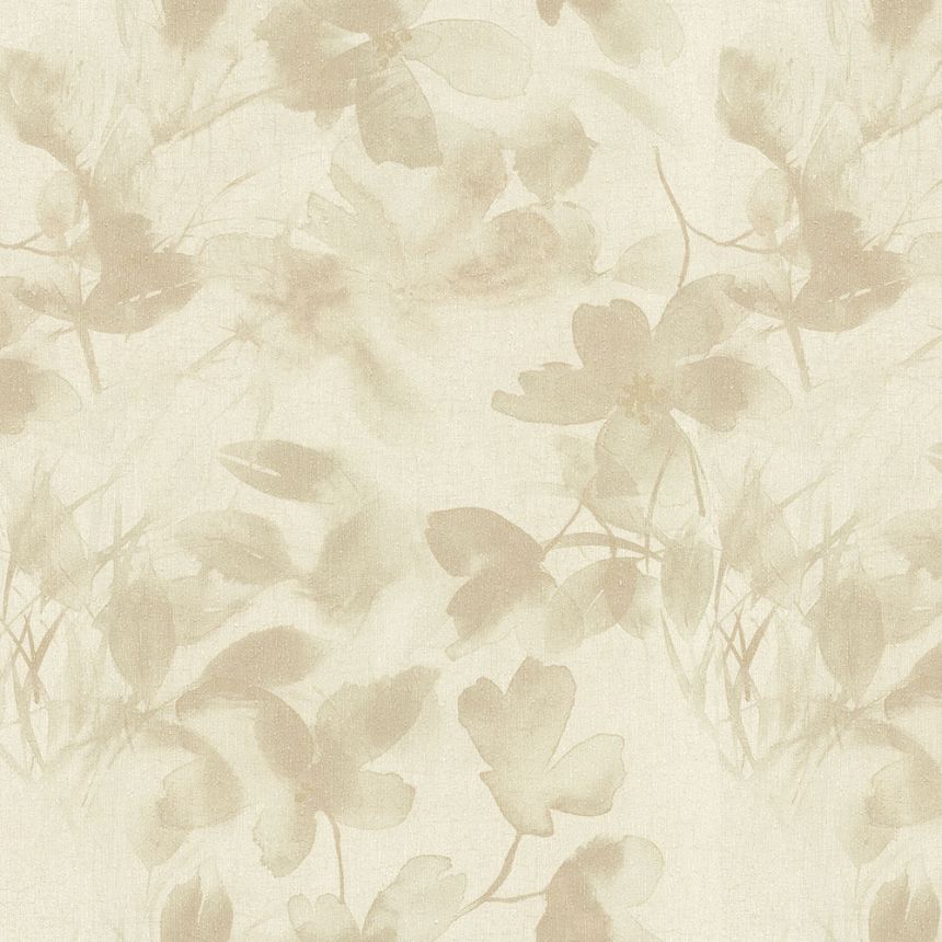 Luxury cream-beige floral wallpaper 72954, Zen, Emiliana Parati 
