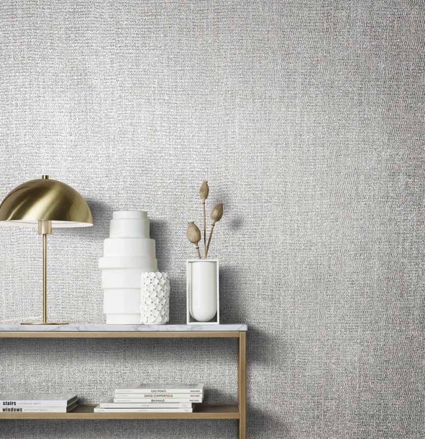 Luxury metallic wallpaper, fabric imitation 33219, Natural Opulence, Marburg