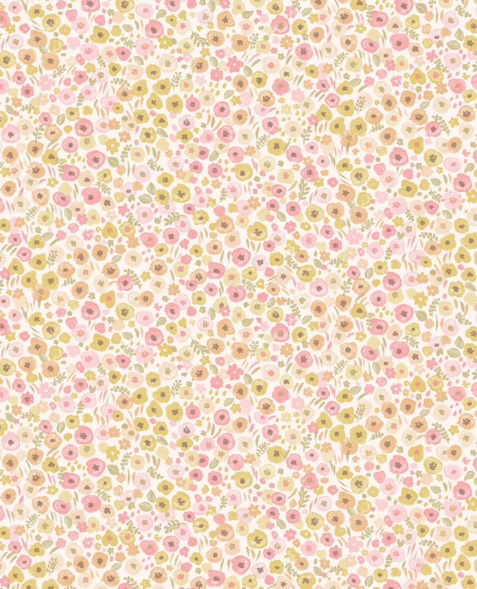 Beige-pink floral wallpaper 323062, Explore, Eijffinger
