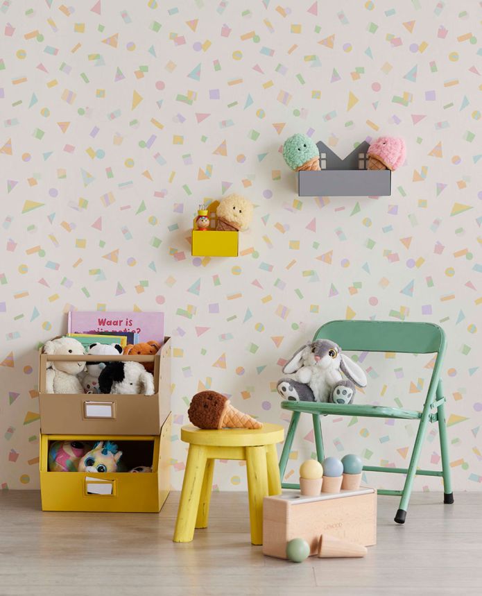 Children's geometric wallpaper 323070, Explore, Eijffinger