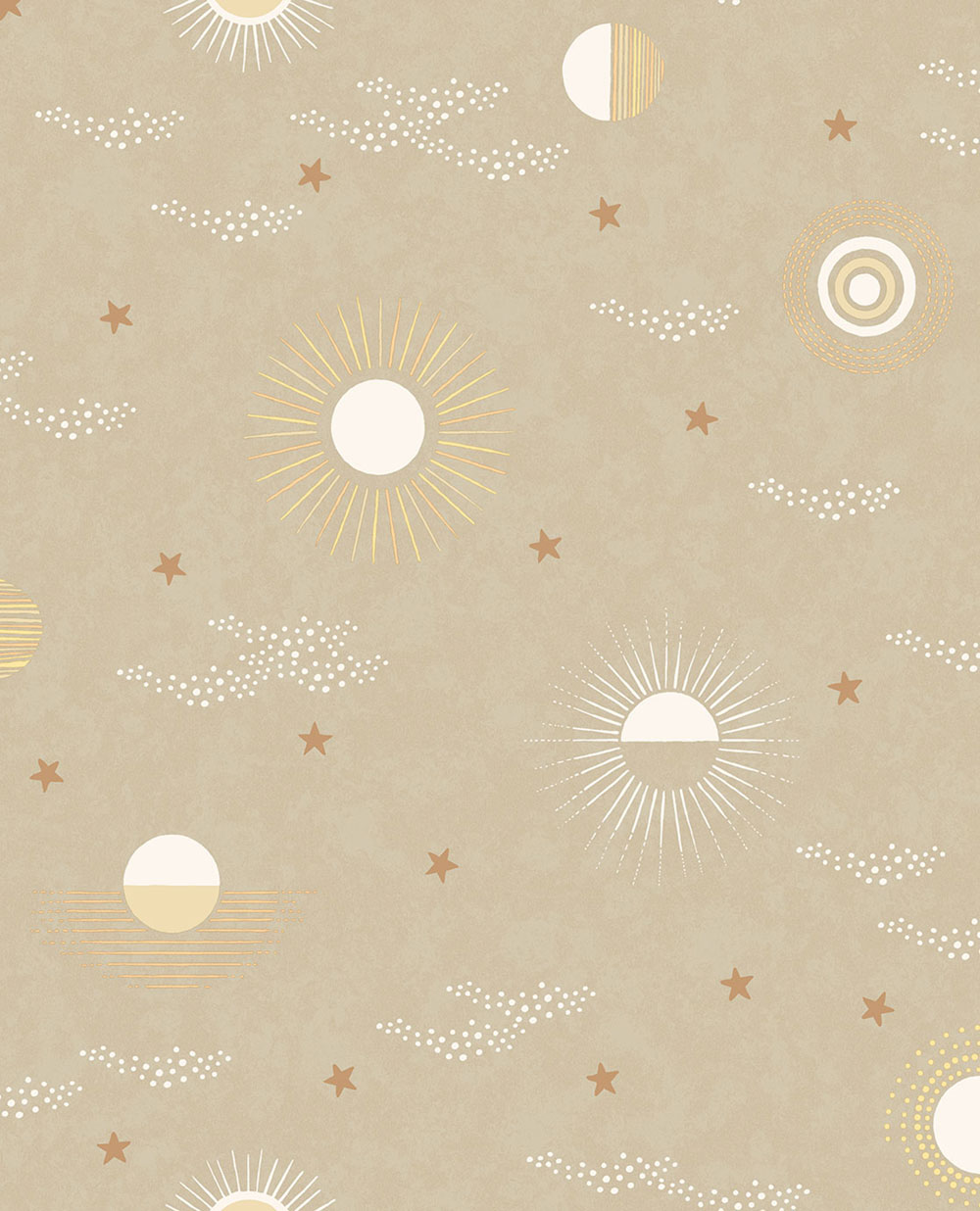 Beige children's wallpaper universe 323080 Explore Eijffinger