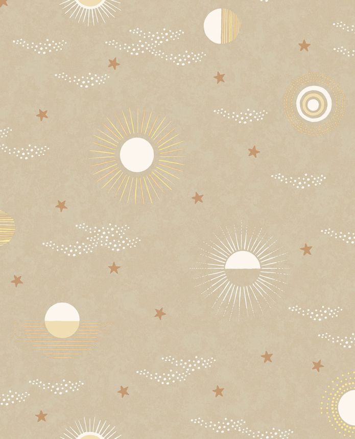 Beige children's wallpaper universe 323080 Explore Eijffinger