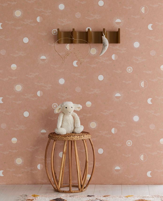 Beige children's wallpaper universe 323081 Explore Eijffinger