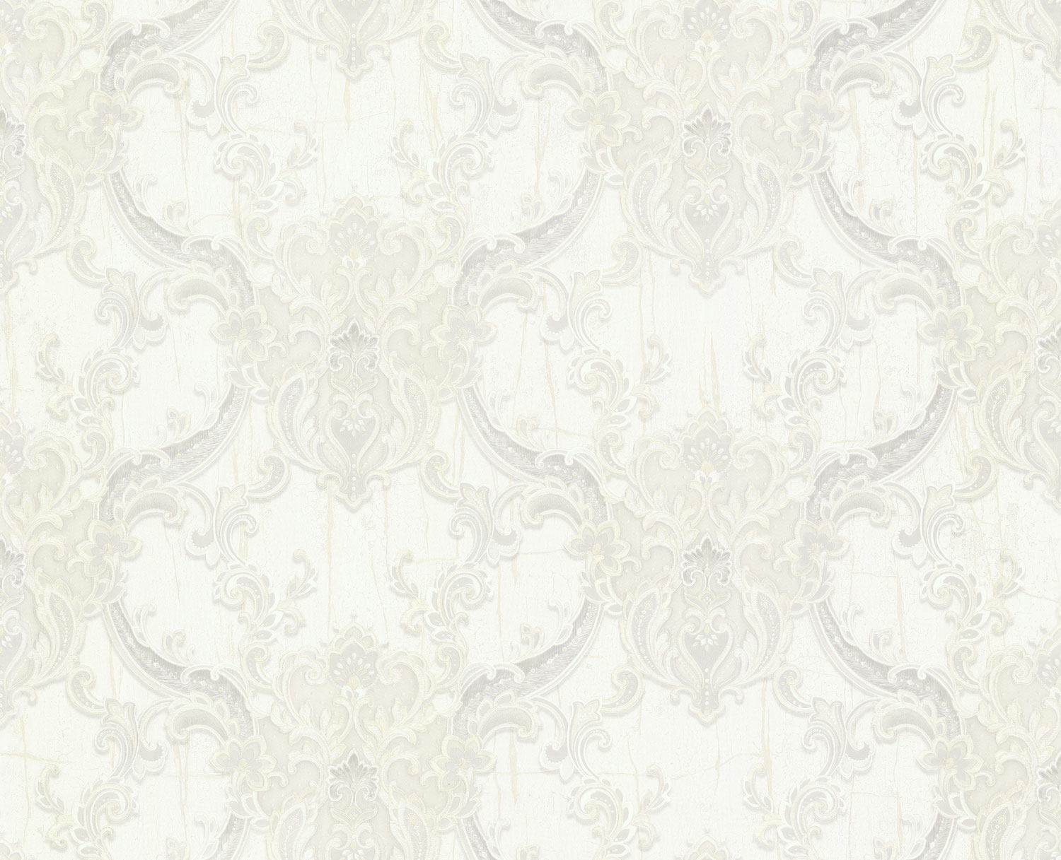 Luxury cream-gold non-woven wallpaper, baroque ornaments, 86066, Valentin Yudashkin 5, Emiliana Parati
