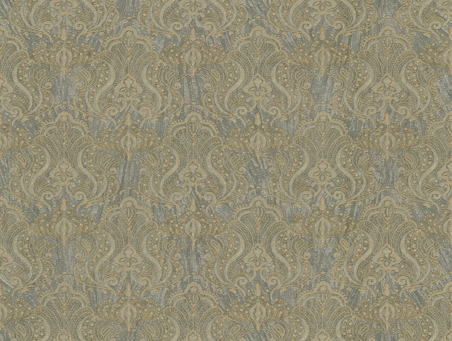 Luxury grey-gold wallpaper, baroque ornamental pattern, 86078, Valentin Yudashkin 5, Emiliana Parati