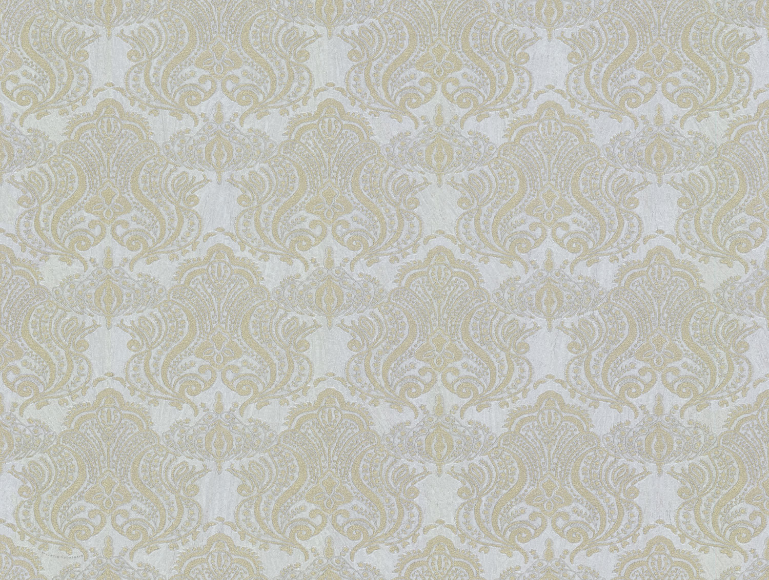 Luxury silver-gold wallpaper, baroque ornamental pattern, 86080, Valentin Yudashkin 5, Emiliana Parati
