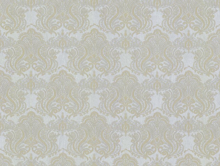Luxury silver-gold wallpaper, baroque ornamental pattern, 86080, Valentin Yudashkin 5, Emiliana Parati
