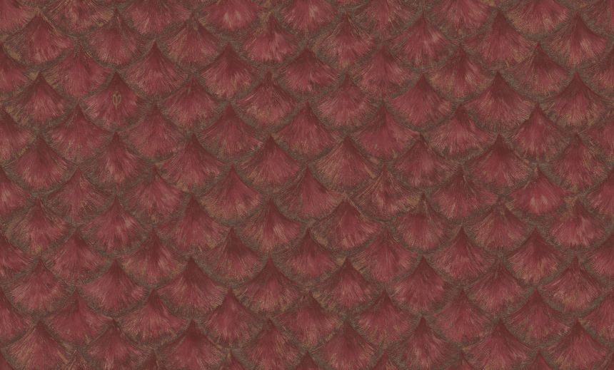 Luxury burgundy-gold wallpaper with geometric pattern, 86094, Valentin Yudashkin 5, Emiliana Parati