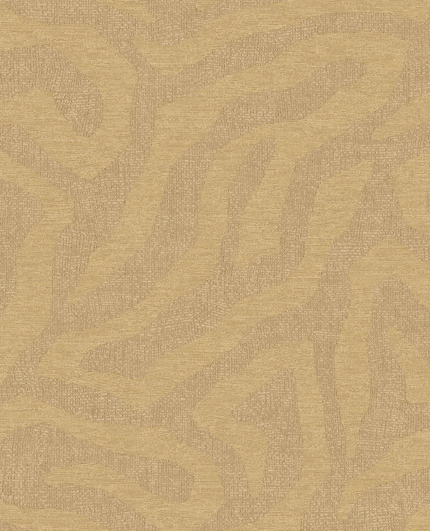 Ocher wallpaper, waves, 324004, Embrace, Eijffinger