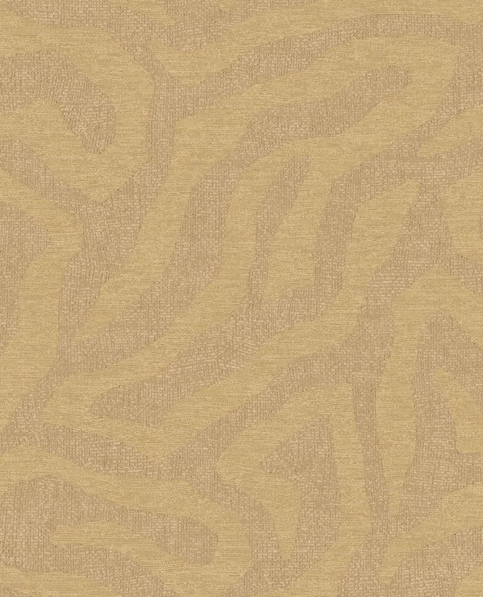 Ocher wallpaper, waves, 324004, Embrace, Eijffinger