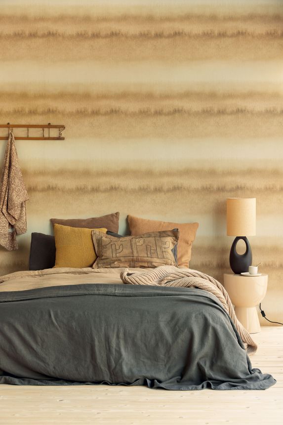 Ocher striped wallpaper, pruhy, 324022, Embrace, Eijffinger