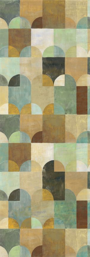 Non-woven geometric wall mural, DGILA2021, Aquila, Khroma by Masureel