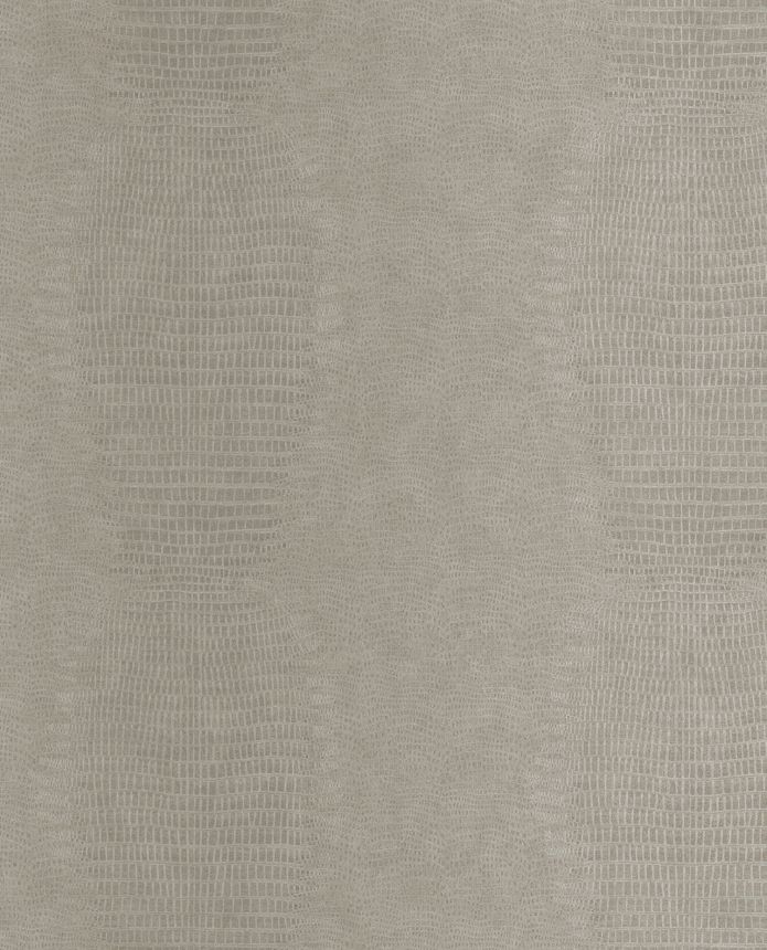 Gray-beige non-woven wallpaper, imitation animal skin, 333235, Unify, Eijffinger