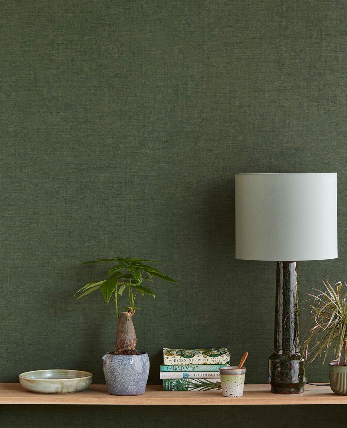 Black non-woven wallpaper, fabric imitation, 333245, Unify, Eijffinger