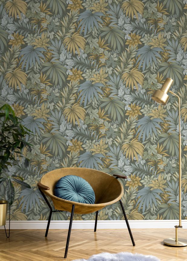 Wallpaper, jungle, leaves, AL26240, Allure, Decoprint