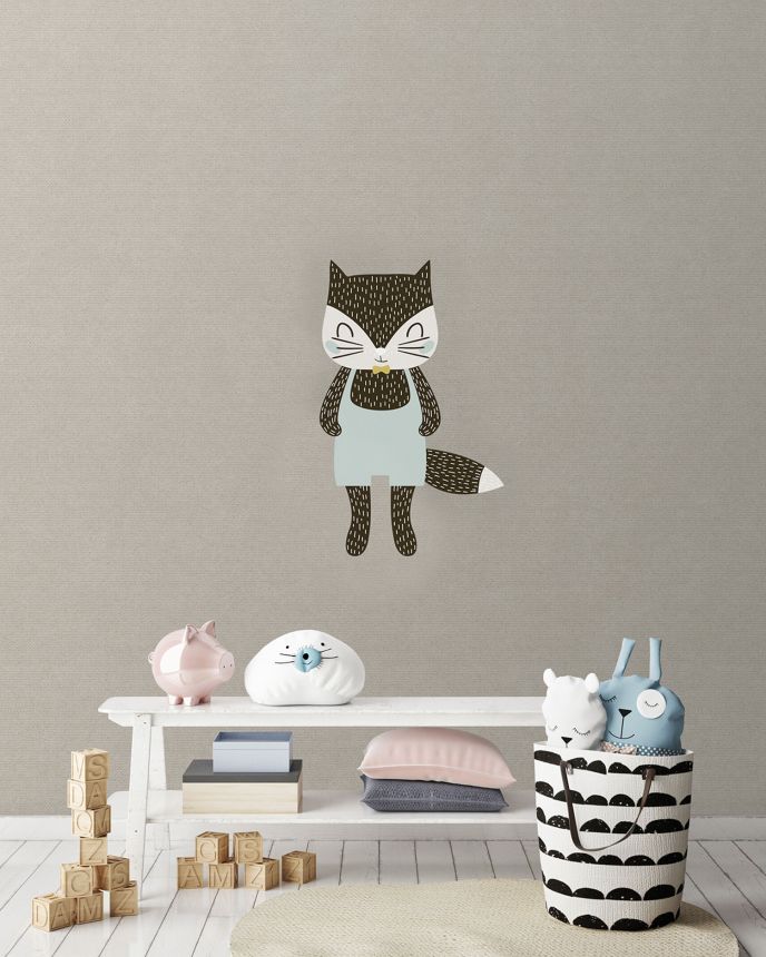 Pre-pasted non-woven wallpaper, decoration Cat, PLC004, Platinum Shapes, Decoprint