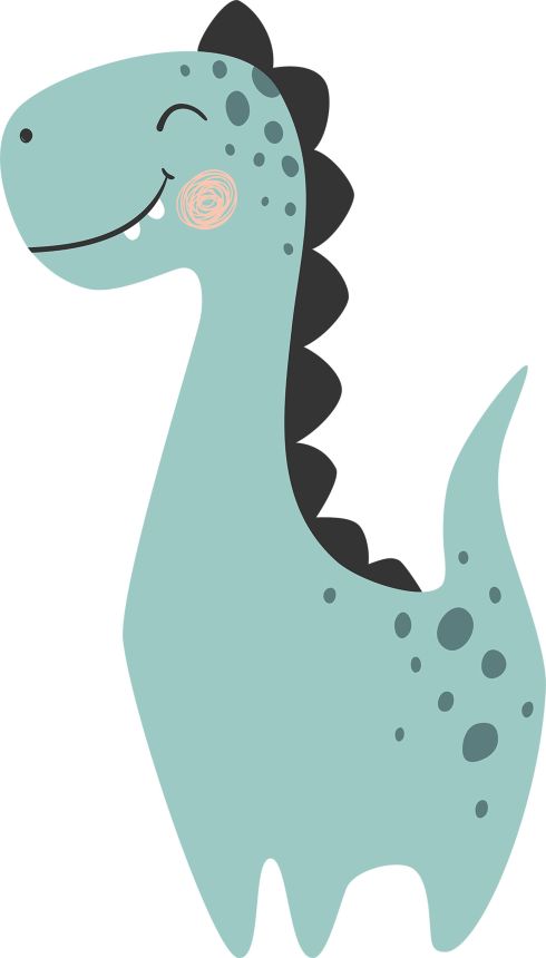 Pre-pasted children's non-woven wallpaper with dinosaur, PLC035, Platinum Shapes, Decoprint