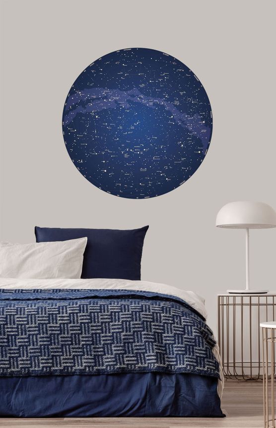Pre-pasted non-woven wallpaper, decoration Space, PLC043, Platinum Shapes, Decoprint