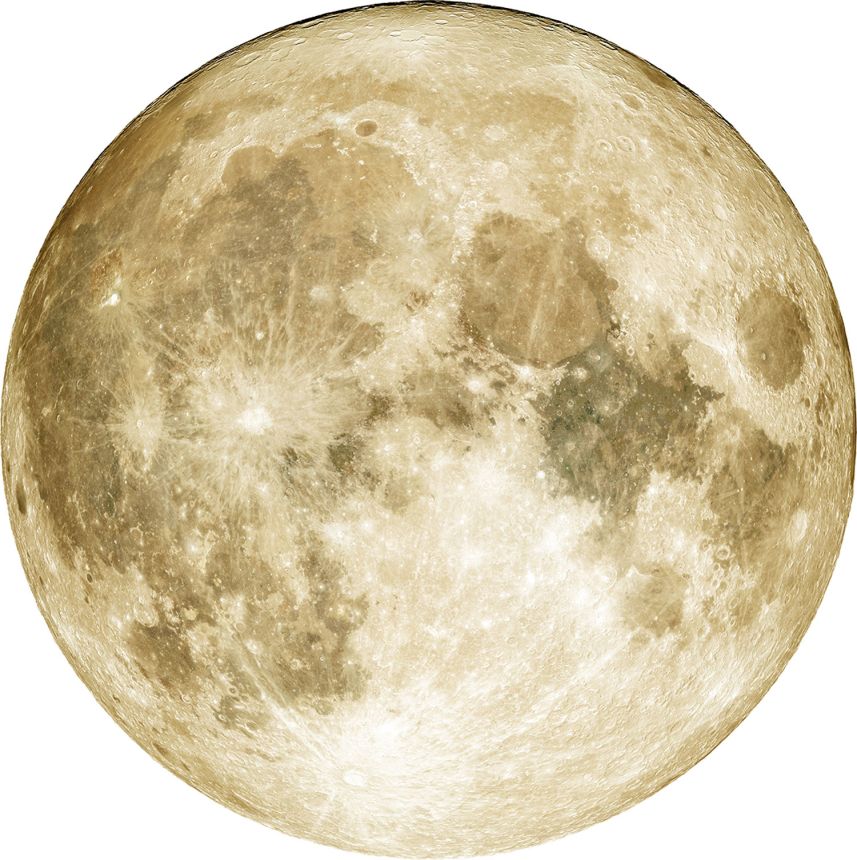 Pre-pasted non-woven wallpaper, decoration Moon, PLC059, Platinum Shapes, Decoprint