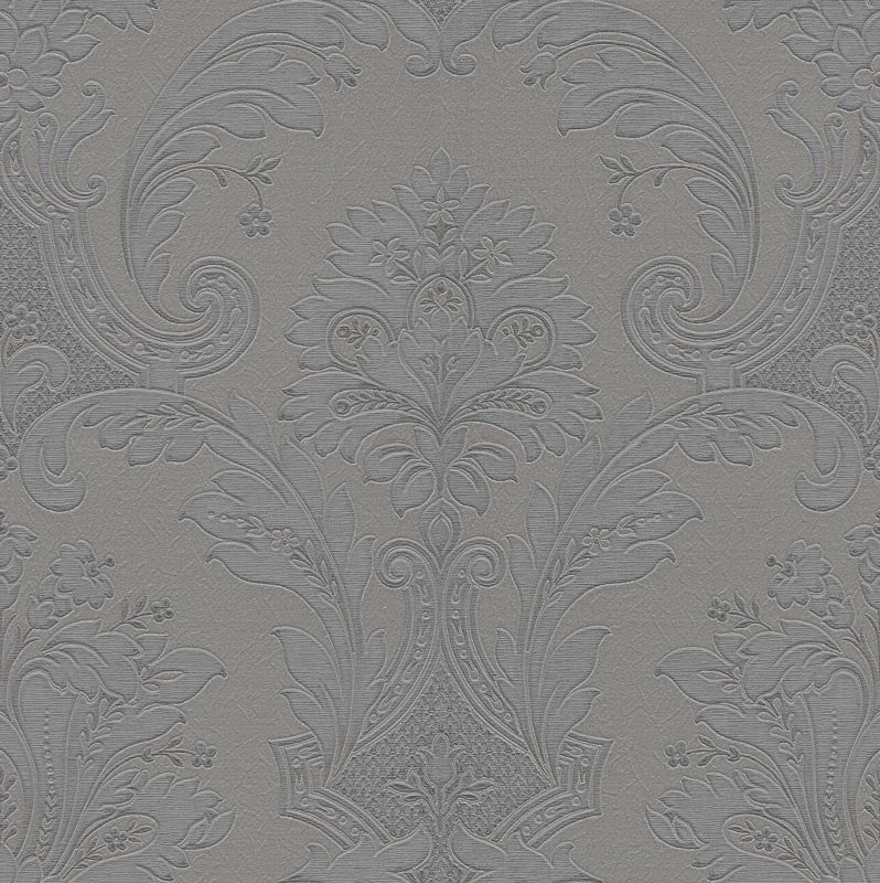 Luxury gray baroque wallpaper, Z21734, Tradizione Italiana, Zambaiti Parati