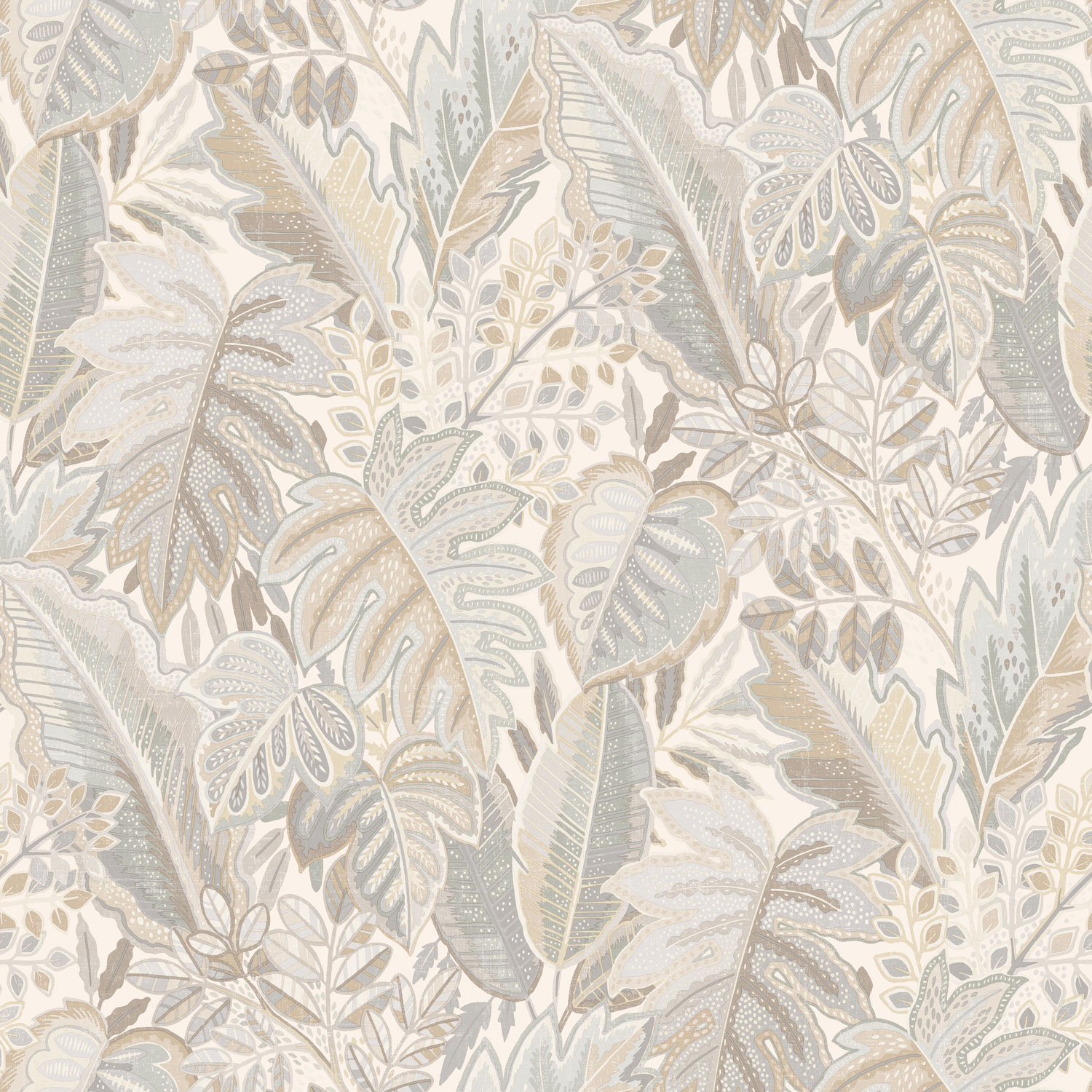Beige wallpaper with leaves, A58402, Vavex 2025