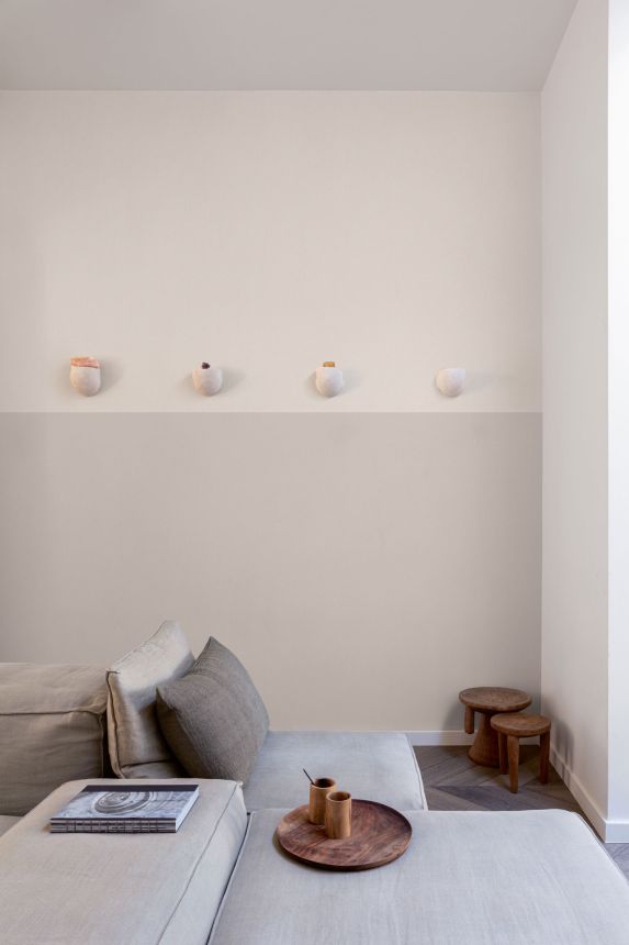 Wallpaper, beige, fabric effect, AT1008, Atmosphere, Daydreamers, Grandeco