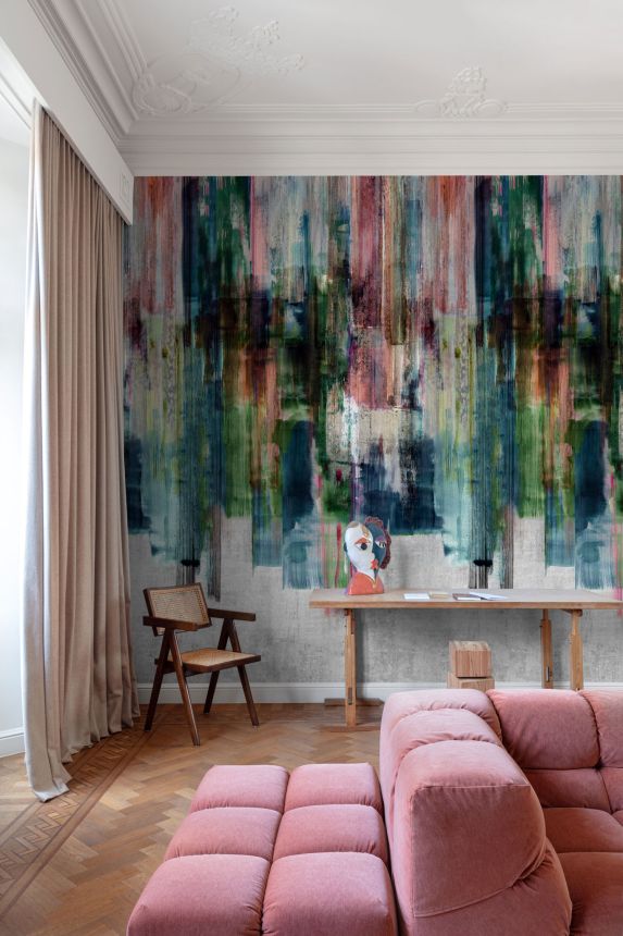 Abstract wall mural, Stripes, ML3901, Mural Young Edition, Grandeco