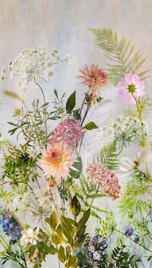 Wall mural with flowers, ML2001, Mural Young Edition, Grandeco