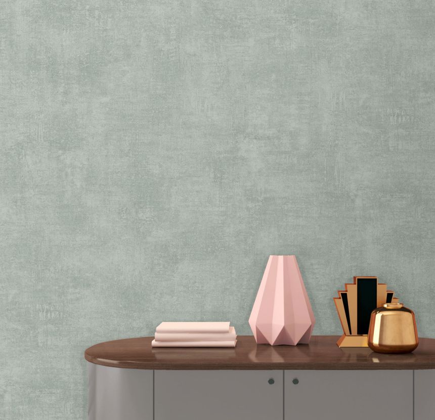 Green wallpaper, fabric imitation, A13714, Elegance, Ugepa