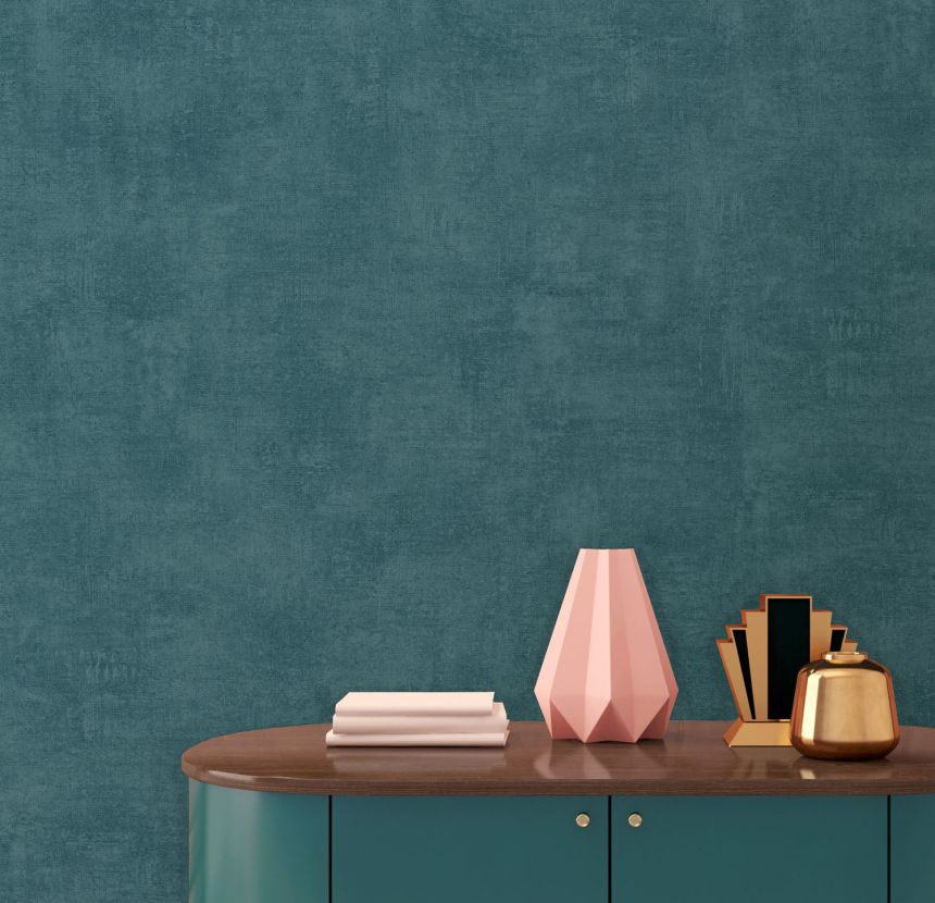 Green wallpaper, fabric imitation, A13724, Elegance, Ugepa