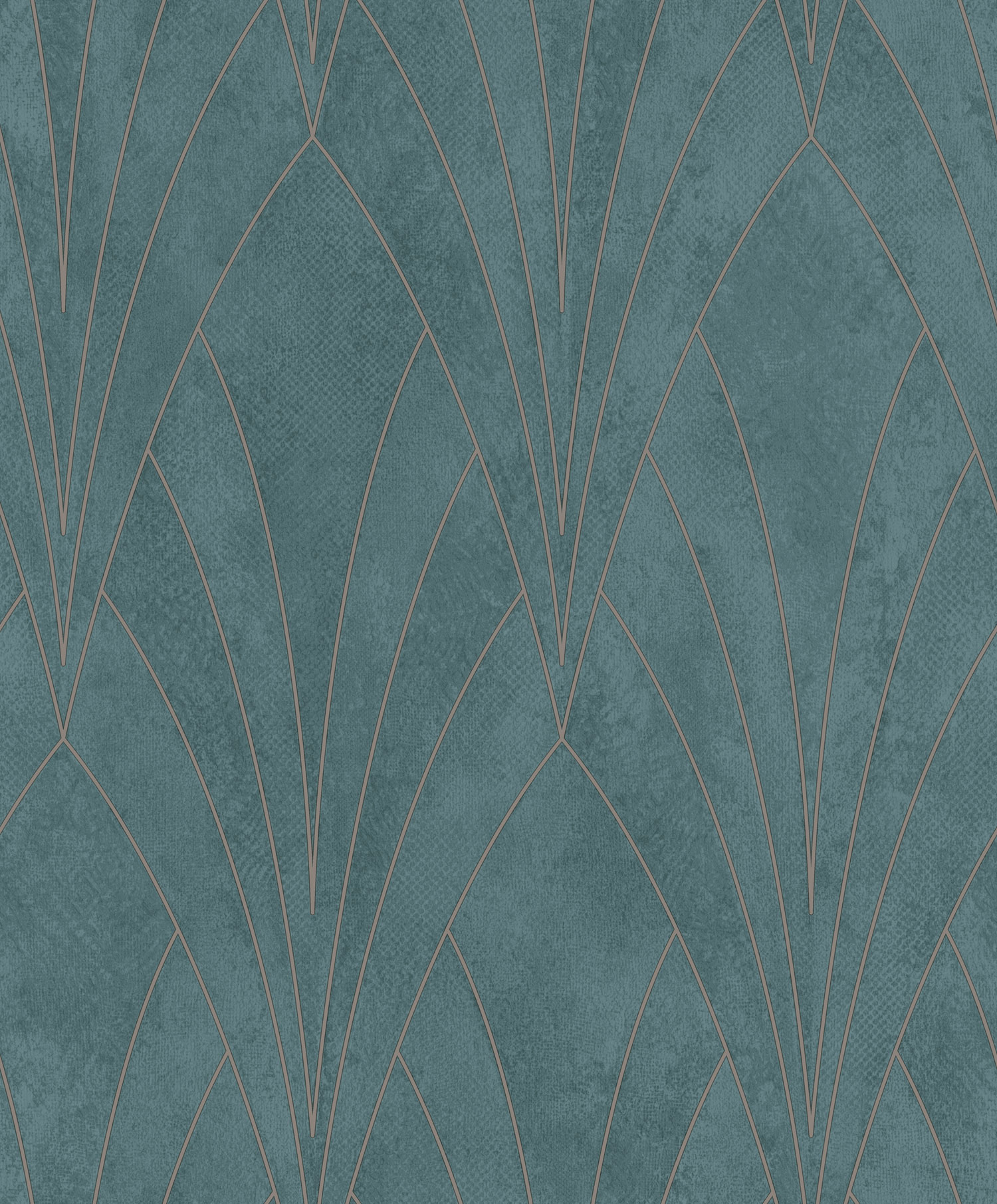 Green geometric wallpaper, Art Deco, L85604, Elegance, Ugepa