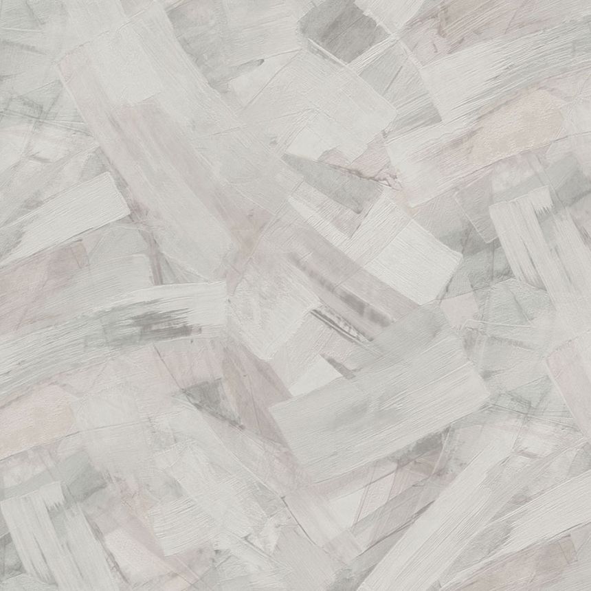 Grey-beige wallpaper, plaster imitation, TI3004, Time 2025, Grandeco