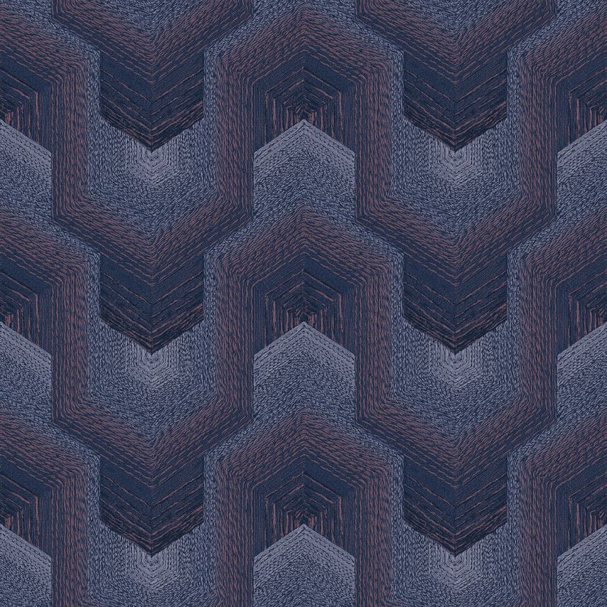 Purple geometric wallpaper, TP422916, Exclusive Threads, Design ID