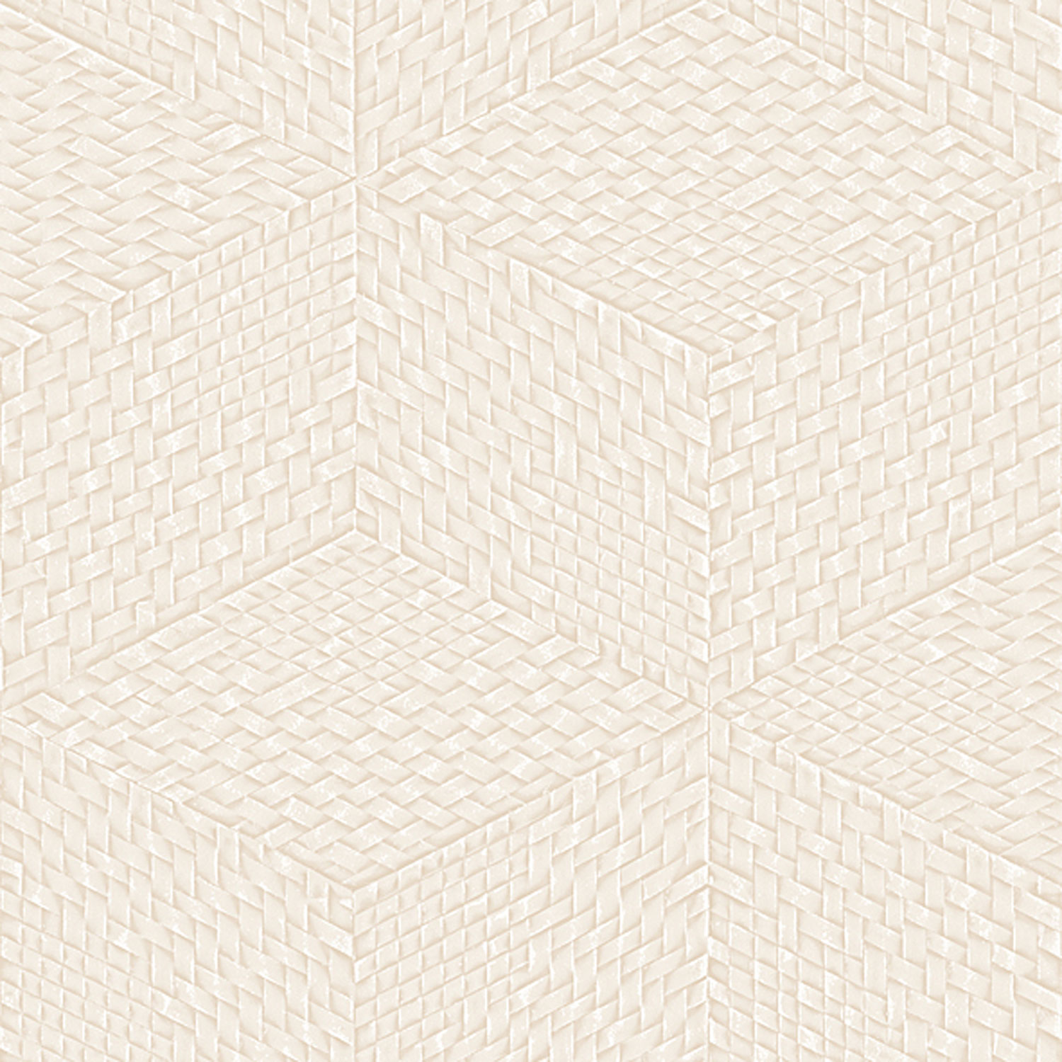 Cream geometric 3D wallpaper, TP422952, Exclusive Threads, Design ID