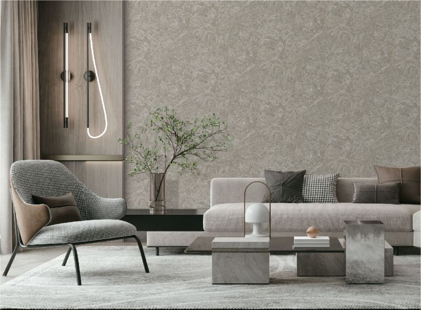 Brown-gold marbled wallpaper, TP422986, Exclusive Threads, Design ID