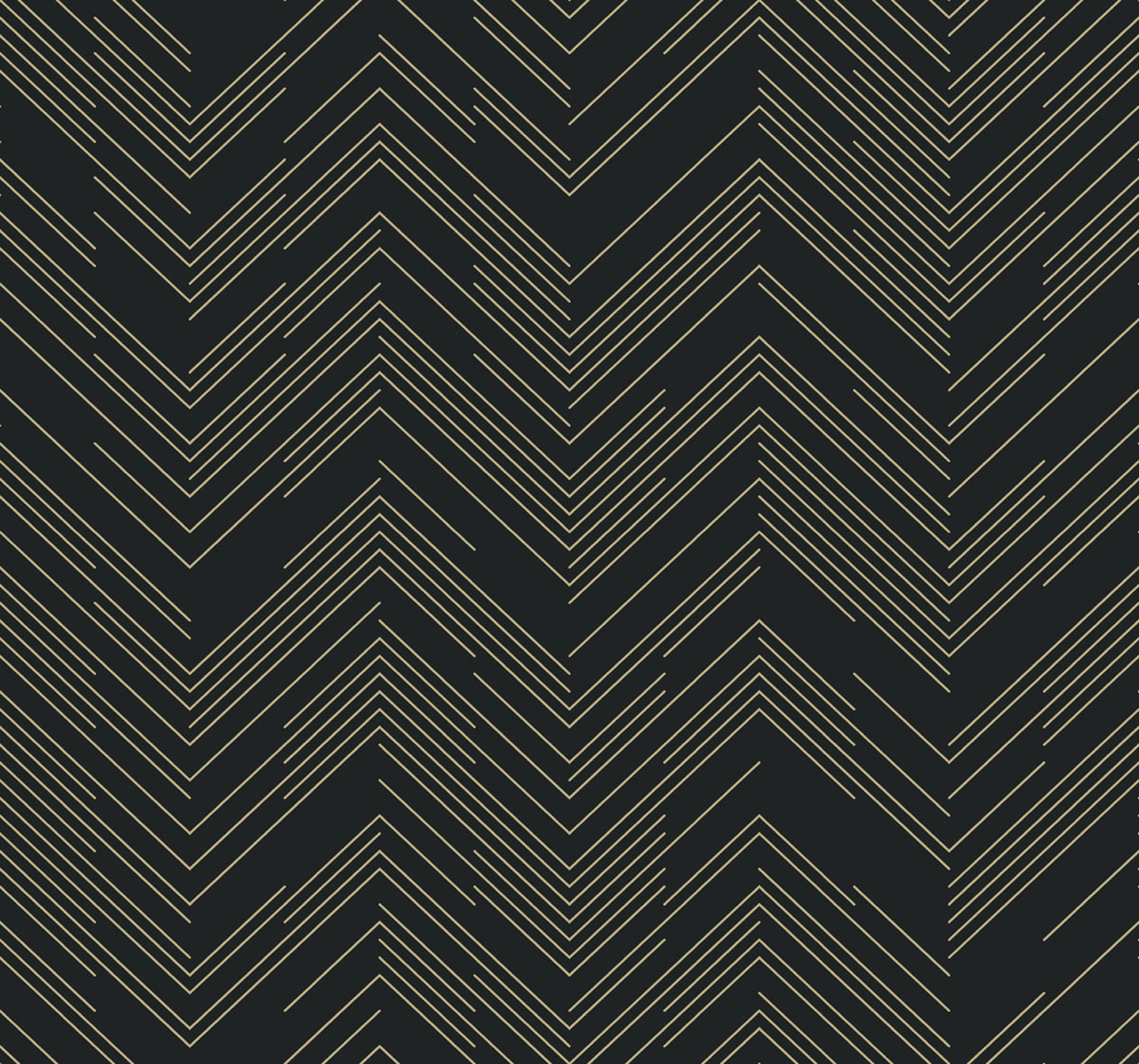 Black-gold geometric wallpaper, MD7221, Modern Metals, York
