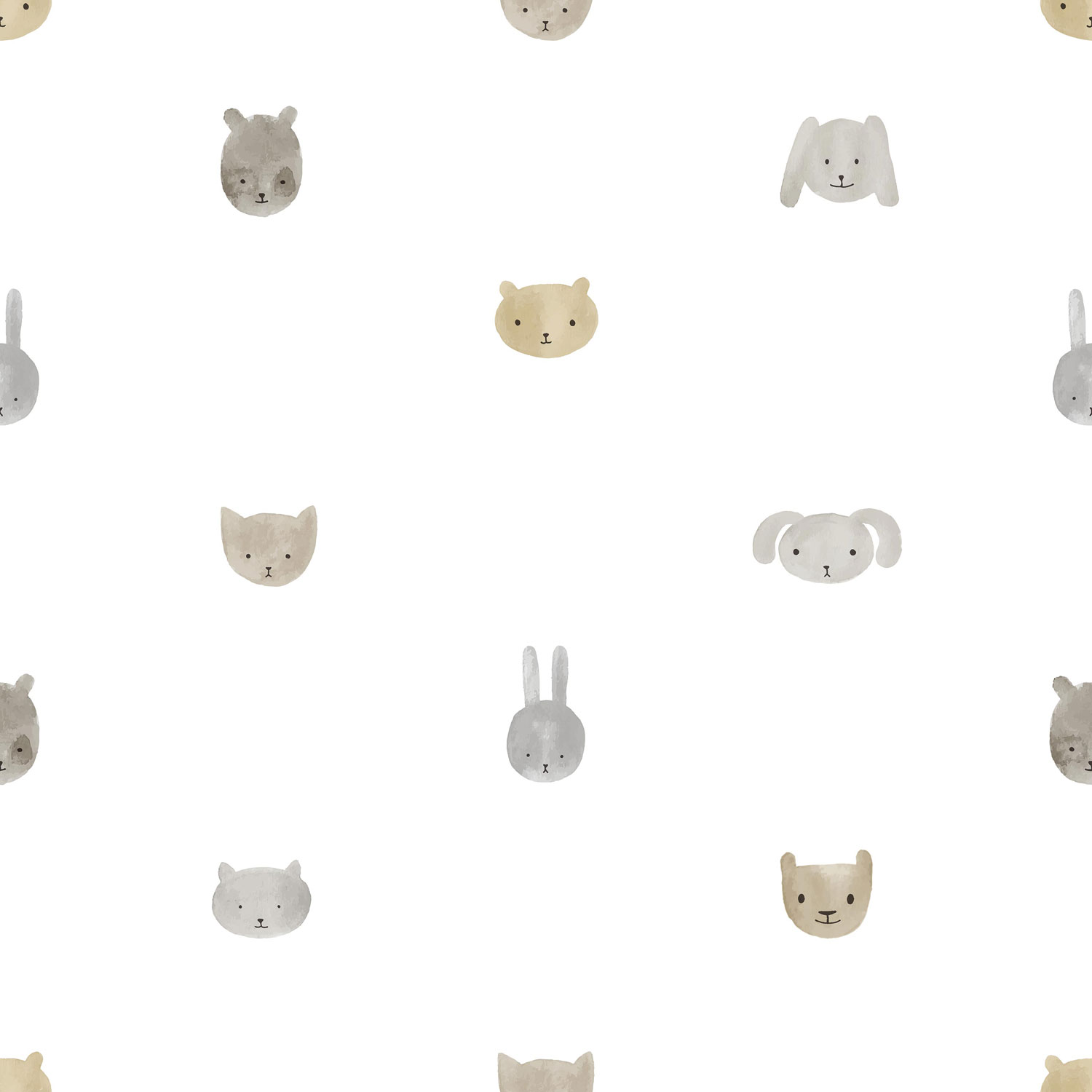Children's wallpaper with animals, 14811, Happy, Parato